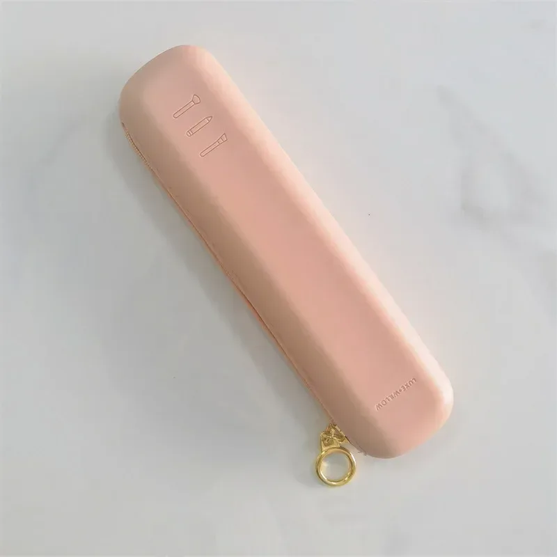 1pc Silicone Make Up Brushes Storage Bag Multi Function Travel Makeup Brush Holder Portable Cosmetic Tool Organizers Zipper Case