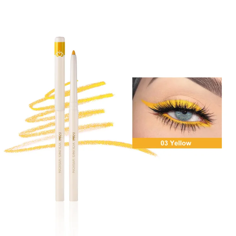 Silky Long Lasting Eye Liner Pencil Blade Tip Natural Matte Wine Red Eyeliner Easy To Color and Waterproof Eye Make Up Cosmetics