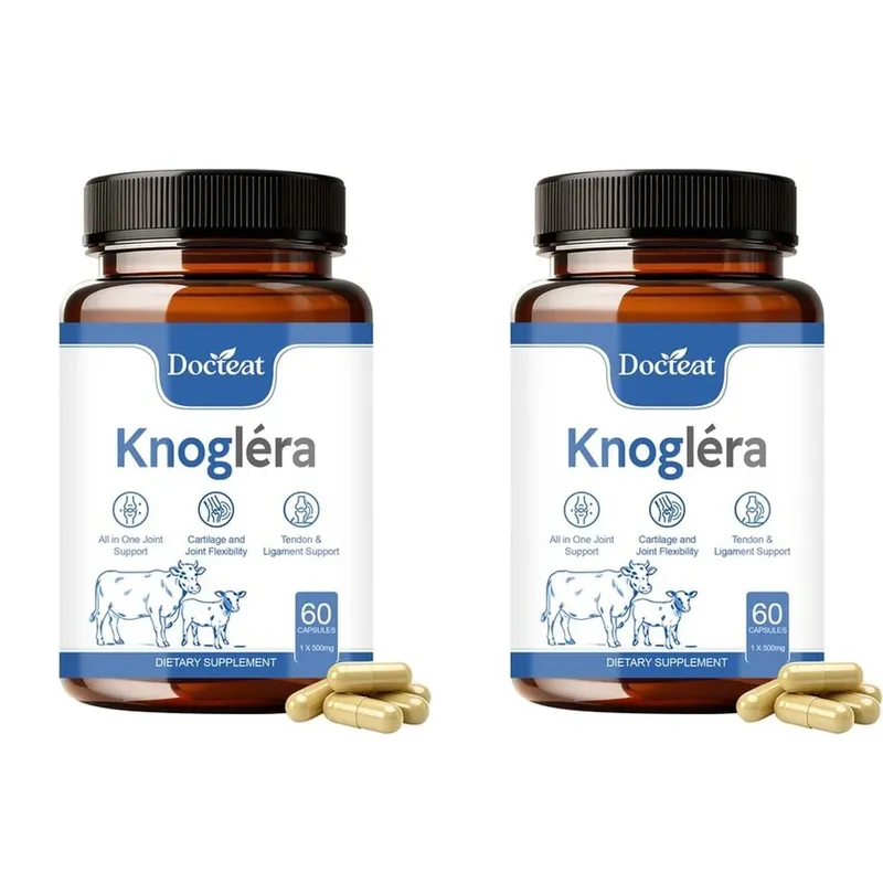 Docteat Knoglera MSM Joint Support Capsules Joint Comfort Cartilage Health and Joint Flexibility for Daily Mobility 60 Capsules