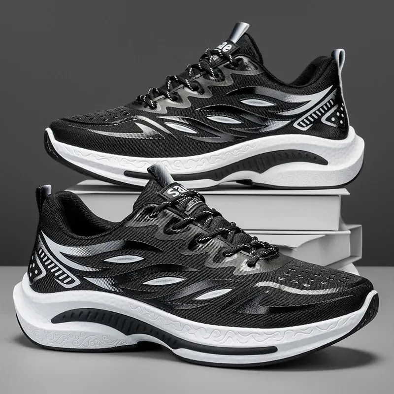 New Men's Mesh Breathable Casual Sneakers Soft Sole Non Slip Comfortable Outdoor Running Shoes Lightweight Men's Sports Shoes
