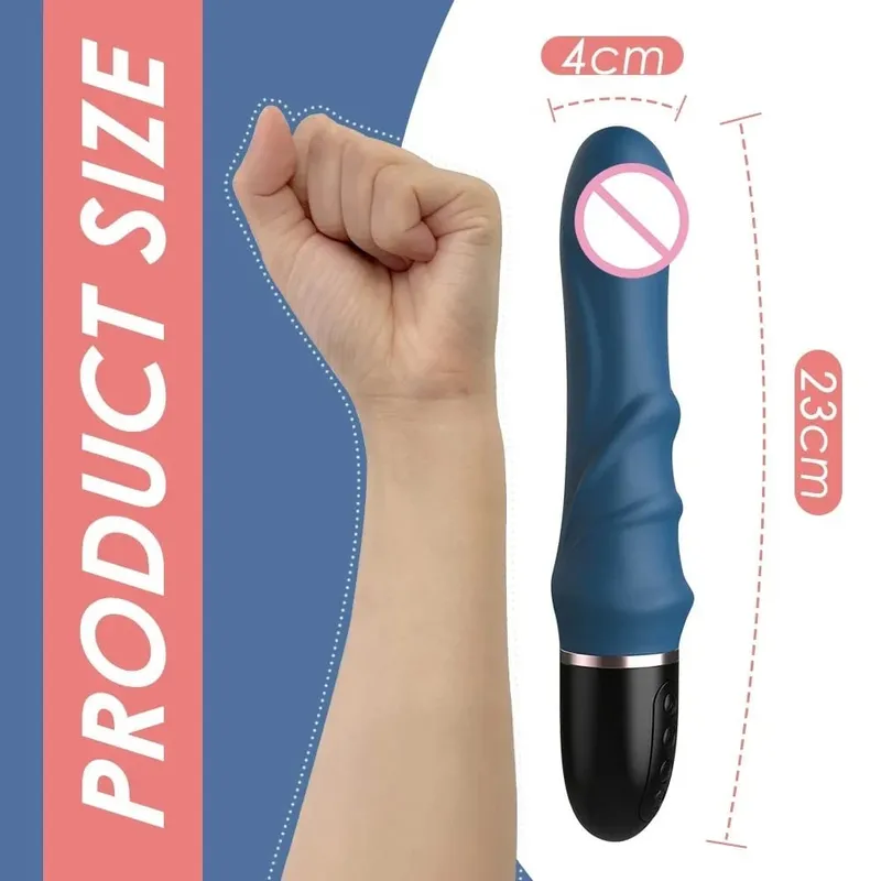 10 Modes Soft Silicone Vibrator for Women Big Dildo Massager Female Masturbator for Couples G-spot Clitoral Stimulator Sex Toys