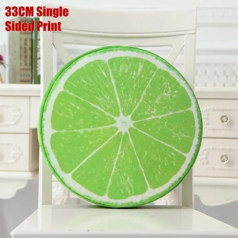 Kindergarten Office Garden Dining Outdoor Funny Chair Cushions Round Pillow Seat Pads Fruit Seat Pads