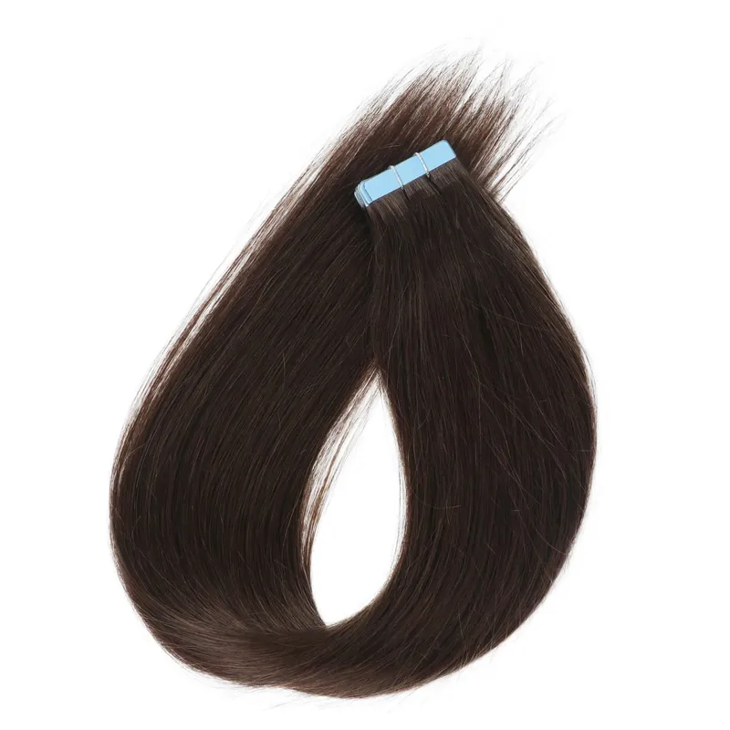 Tape in Hair Extensions Human Hair 12-20 Inch 30g 20pcs Skin Weft Seamless Tape in Real Remy Straight Hair for Women Daily Use