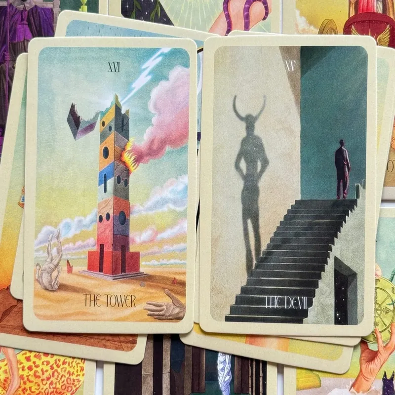 The Infinite Door Tarot Cards 78Pcs English Leisure Entertainment Game Family Gathering Divination Deck Board Playing Game