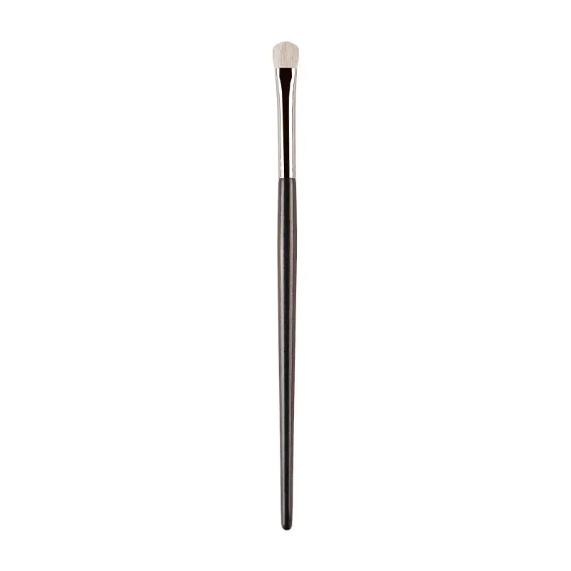 1 Buah Kuas Makeup Eyeshadow Rambut Kuda Poni Putih Detail Lipatan Presisi Noda Kecil Kuas Rias Eye Shadow Bevel Liner Bibir