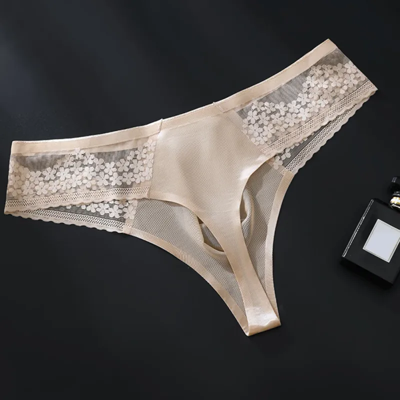 Nude Men G-string Solid Color Men's Thongs G-strings Seamless Design 68 Nylon 32 Spandex Ultra Thin 3D Bulge Pouch