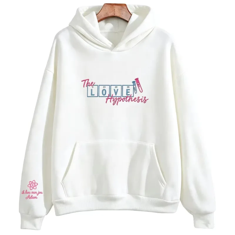 The Love Hypothesis Book Art Movie Graphic Print Hoodies Women Men Streetwear Hip Hop Long Sleeve Harajuku Oversized Sweatshirts