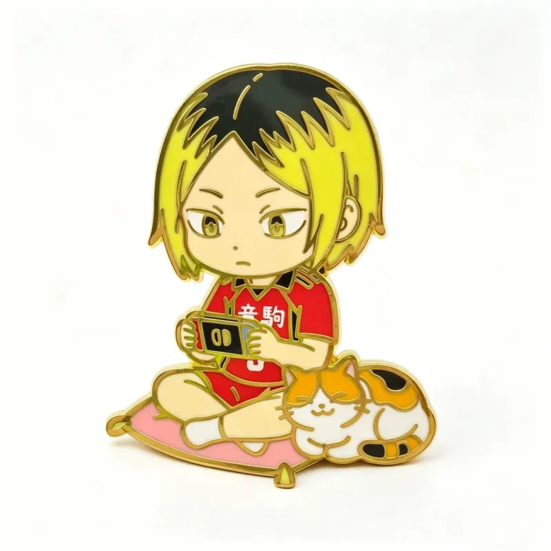 Classic Anime Games Enamel Pins Kawaii Cartoon Character Brooch Clothing Backpack Lapel Badges Fashion Jewelry Accessories Gifts