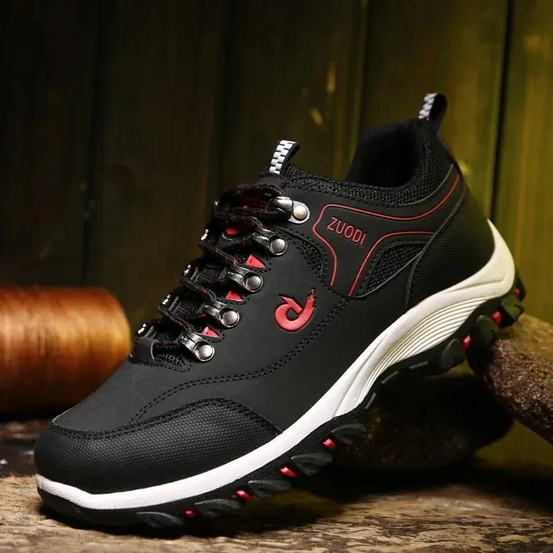 2026 New Men Hiking Shoes High Quality Anti Slip Men Sneakers Outdoor Climbing Walking Shoes Breathable Light Running Shoes Male