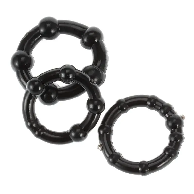 Male Penis Sleeve Dual Cock Rings Delay Ejaculation Nozzle Penis Rings Enlargement Reusable Cockring Sex Toys for Men Adults