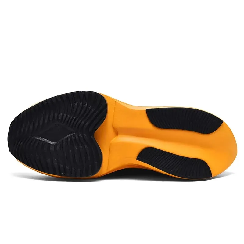 Men's Running Shoes Breathable Racing Cushioning Outdoor Running Shoes Casual Non Slip Mesh Off-Road Shoes