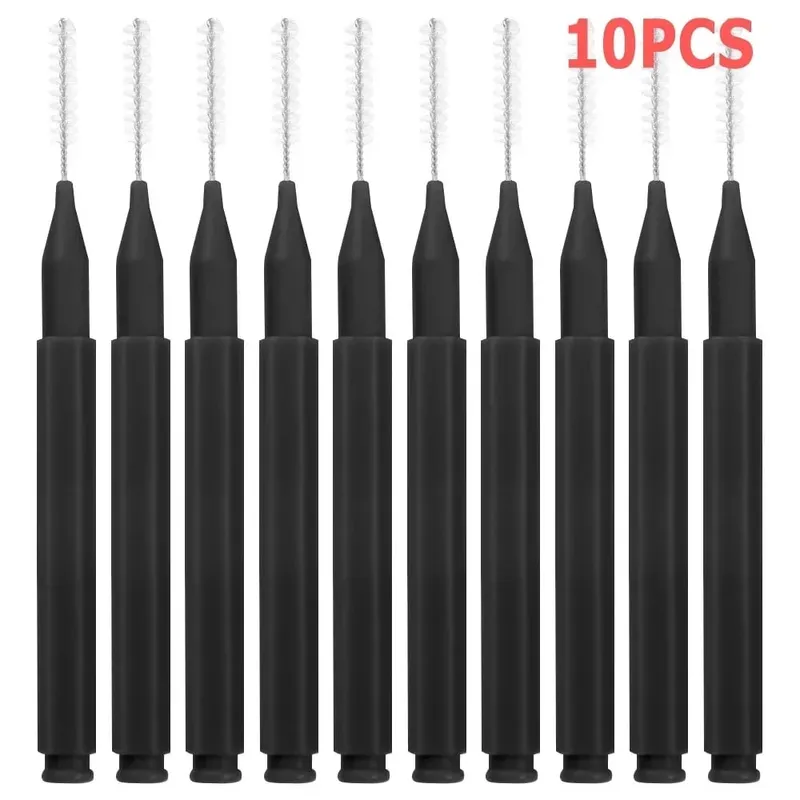 50PCS Mini Eyebrow Brush Portable Brow Perm Brushes Disposable Bendable Micro Eyelash Brow Lifting Brushes Applicators Tools