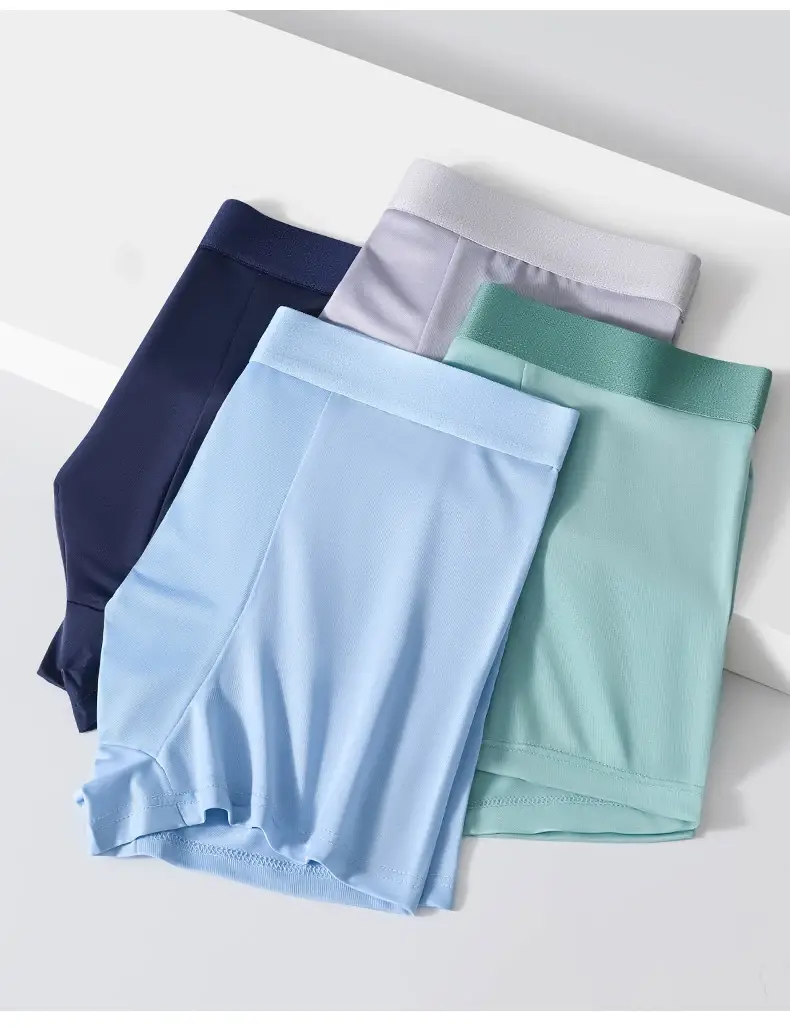 3PCS Big Size Underwear Men Boxer Breathable Soft Men's Boxer Briefs Sporty Boxers Men's Square Panties Shorts Sexy Unerderwear