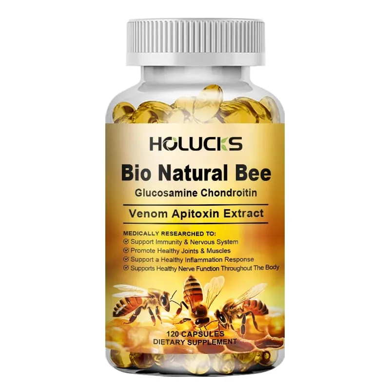 Bio Natural Bee Supplement with Apitoxin & Glucosamine Support Nerve Function Flexibility Alleviate Stiffness Confidence — image 8