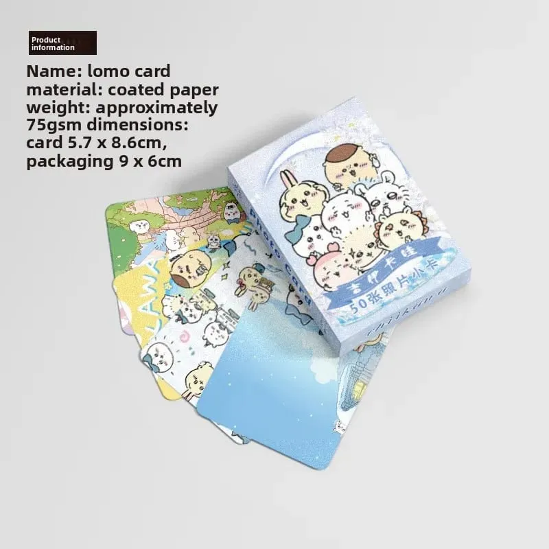 50Pcs/Set jiyi Lomo Cards 57x86mm Photocard Set Cute Laser Postcards Collectible Card for Fans Scrapbook Decoration Supplies