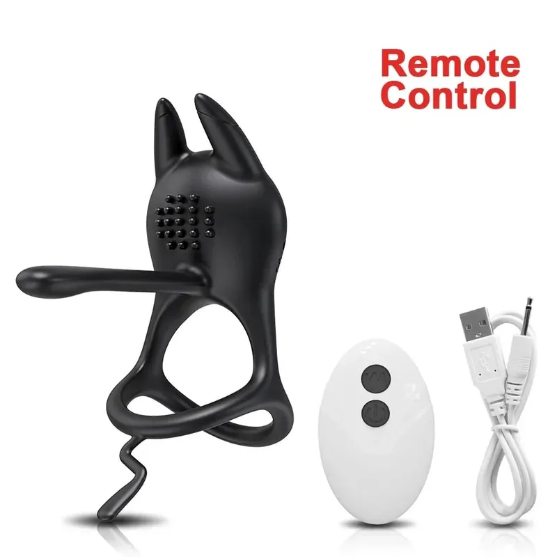 Vibrating Cock Ring Penis Ring para sa Mga Lalaki Ejaculation Delay Remote Control Penis Extension Clit Stimulator Sex Toy para sa Mag-asawa 18+
