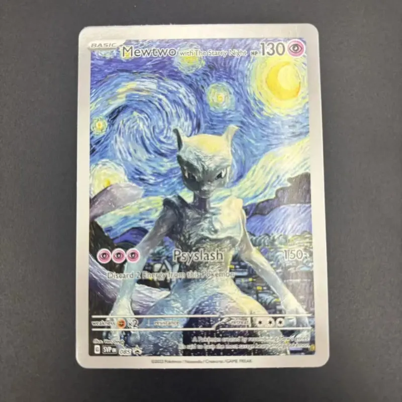 DIY Collection Cards 2023 SVP EN VAN GOGH /GREY FELT HAT Self Made Single Card Classic Game Anime Cards Gift Toy