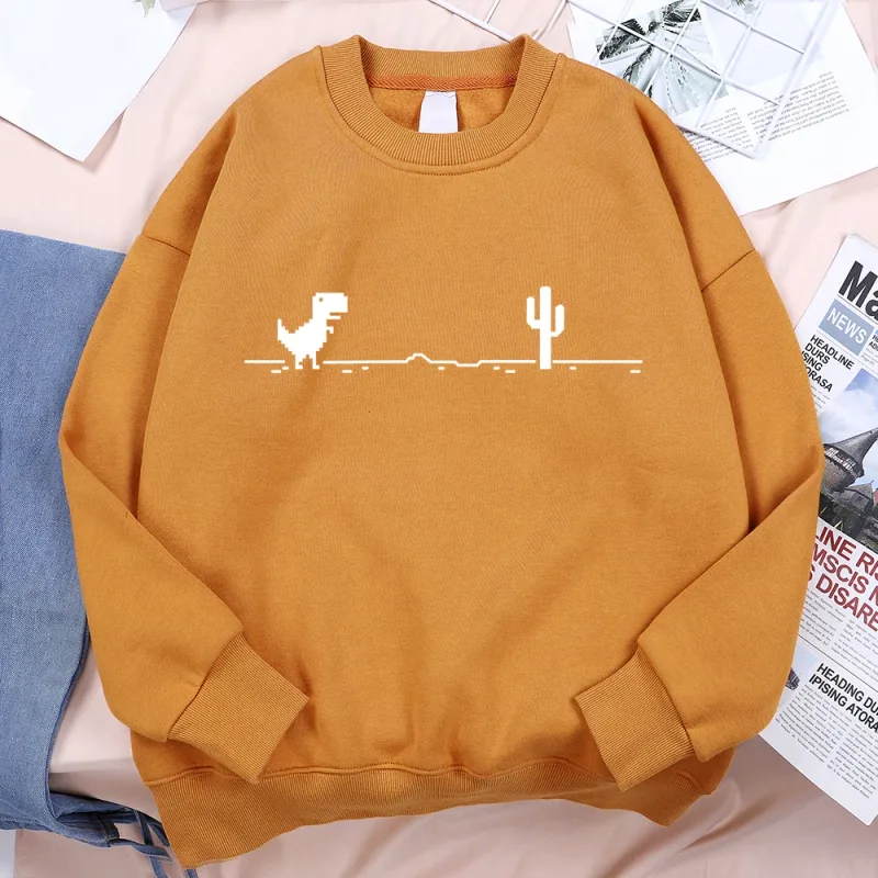 Rede mau funcionamento pequeno dinossauro moletom masculino feminino casual com capuz hip hop confortável streetwear solto roupas quentes hoodies