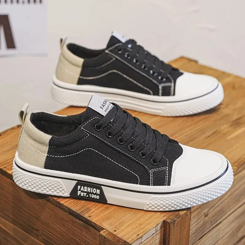 New man's Breathable Versatile Skateboarding Shoes Men's Soft Bottom Casual Sports Trend Fashion Canvas Shoes 37-48 Size