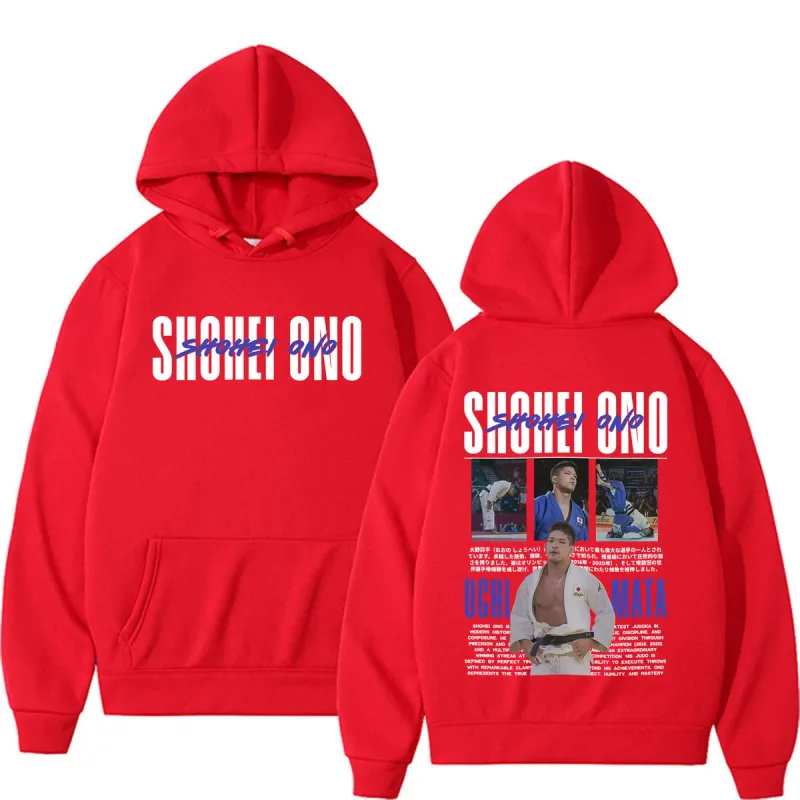 Limited Shohei Ono Vintage Graphics Hoodies Men's Women Harajuku Gothic Classic Sweatshirts High Quality Casual Hooded Pullovers