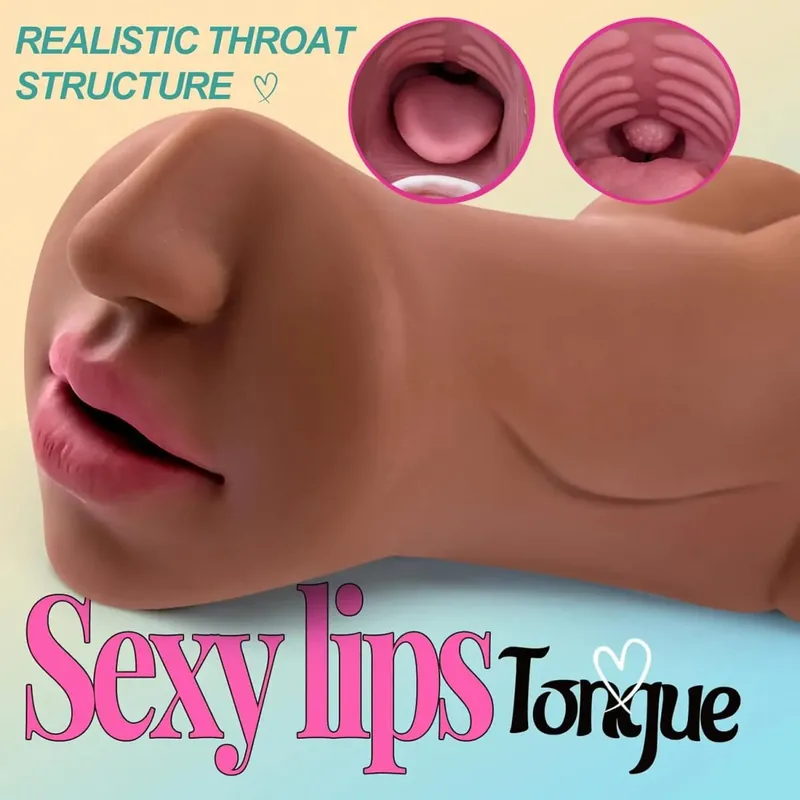 3 IN 1 Artificial Real Pussy Oral Anal Vagin Male Masturbator Deep Throat Blowjob Massager Masturbator Adult Sex Toys for Men
