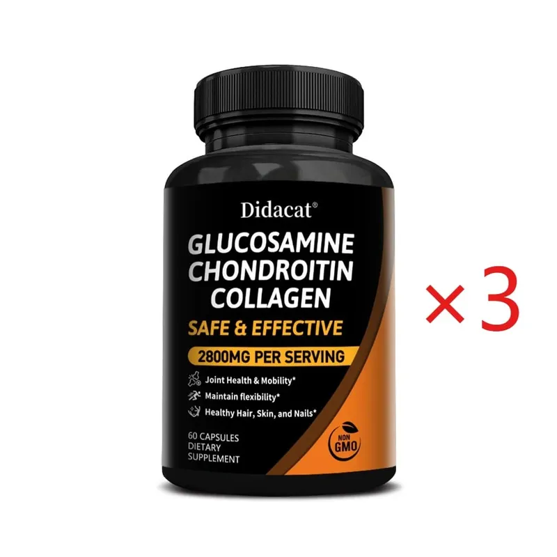 Chondroitin Glucosamine Collagen Capsules for Knee Joint Health Bone Quickly Nutrition Supplement