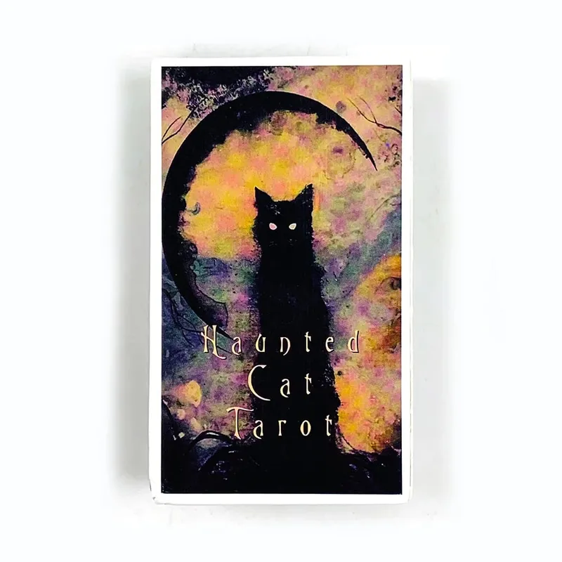 New Tarot Haunted Cat Tarot Deck Fate Divination Oracle Board Games Playing Card Family Party Entertainment Cards Game