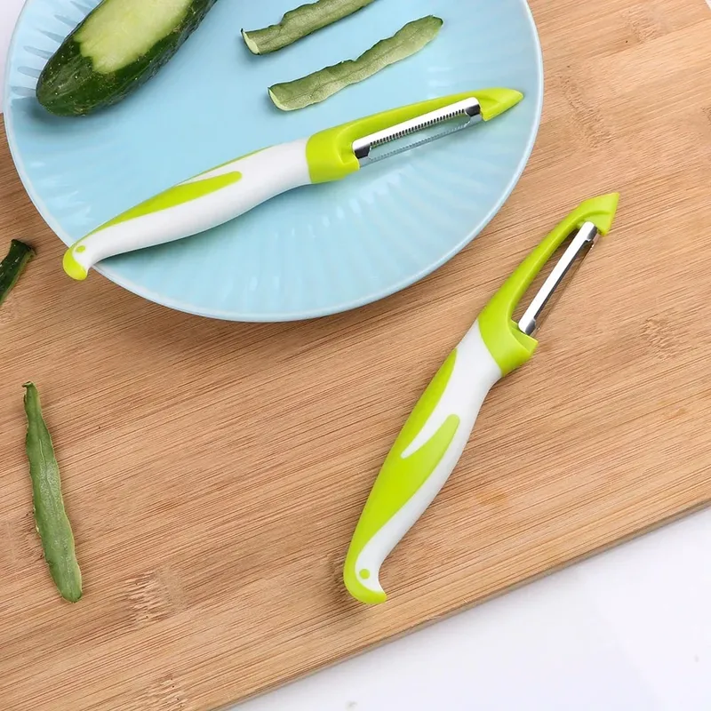 Vegetable Slicer Stainless Steel Peeler Knife Cutter Carrot Potato Fruit Shred Grater Multi-Functional Peeling Kitchen Gadgets