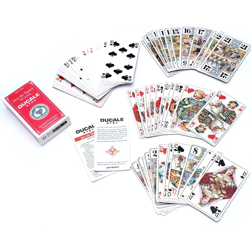 Ducale Origine - Jeu de 78 Cartes - Jeu de Tarot - Cartes à Jouer Jeu de cartes divinatoire - Oracle divinatoire - Cartomancie