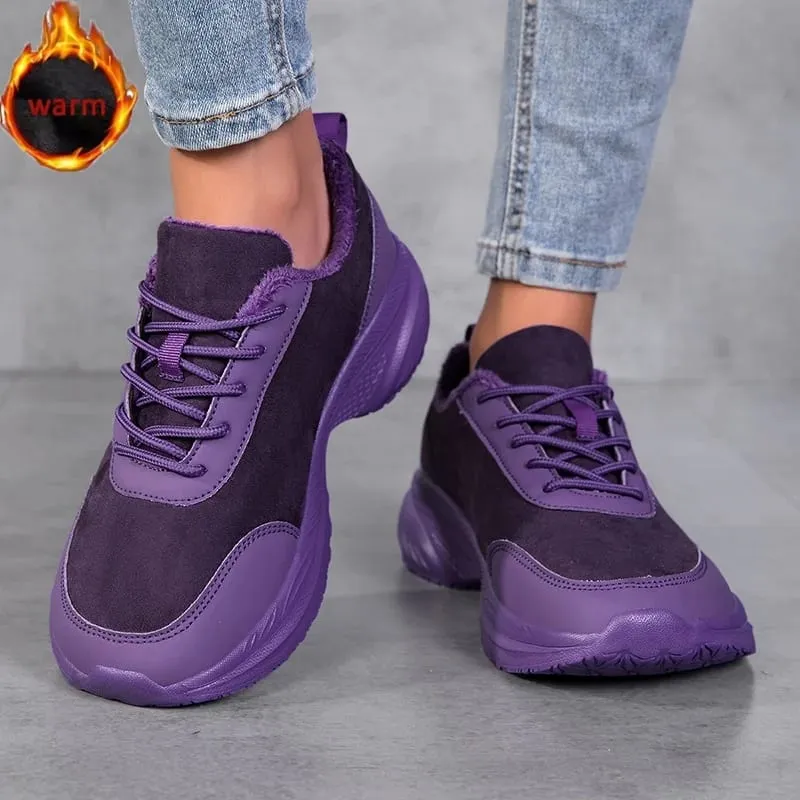 Scarpe da ginnastica invernali da uomo Wide Head unisex a piedi nudi comode scarpe casual calde di grandi dimensioni scarpe da trekking antiscivolo scarpe minimaliste