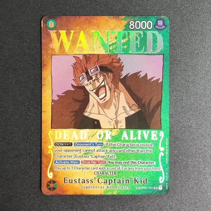 Proxy ONE PIECE CARD Luffy Shanks ACE Roger Teach Kaido Character Card Wanted Alternate Art English Collection Anime Cards