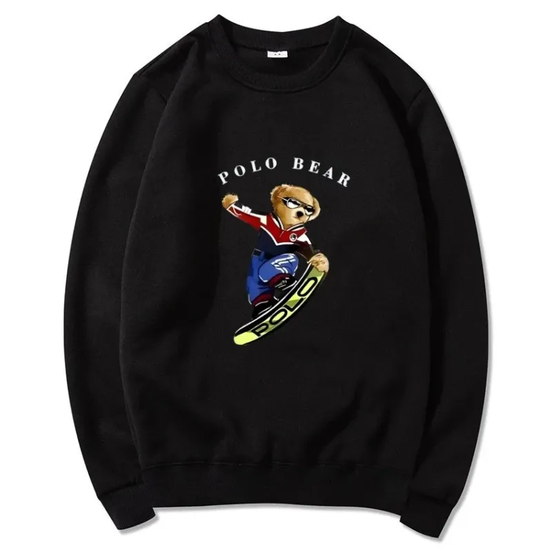 2026 Spring Autumn New Men Casual Sweatshirts Harajuku Loose Streetwear Tops O Neck Pullover Hoody Solid Mens Sweatshirts S-3