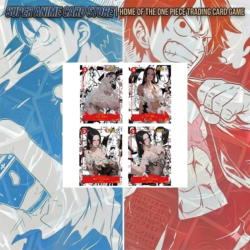 Diy Japanese Anime Opcg One Piece Card Set Yamato Nami Boa Hancock Nico Robin Carrot Perona Shirahoshi Uta Collectible Cards