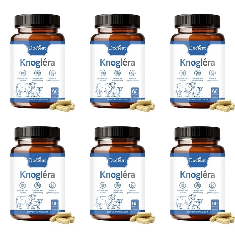 Docteat Knoglera MSM Joint Support Capsules Joint Comfort Cartilage Health and Joint Flexibility for Daily Mobility 60 Capsules