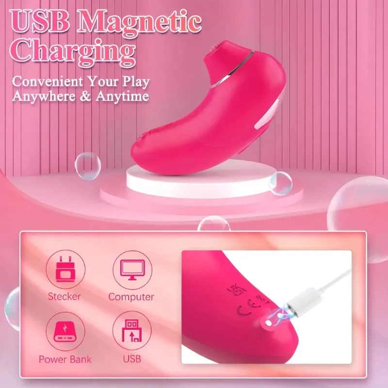 Kraftig klitoris sugende vibrator til kvinder brystvorte klitoris sugestimulator kvindelig massageapparat Vibrerende sexlegetøj Varer til voksne — image 4