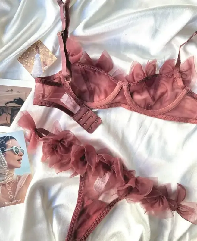 ดอกไม้/เซ็กซี่ตาข่ายชุดชั้นในชุดร้อน flirt ครึ่งถ้วย ultra-thin bra ชุดชั้นในสตรีสบายสุภาพสตรี bras
