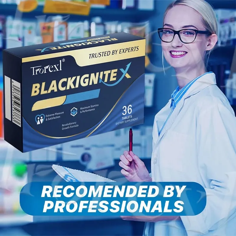 BlackIgnite X tablety Doplněk ústřice a ženšenu Zesilovač síly Rozšířená aktivita pro jistý výkon