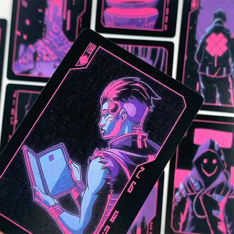 New Oracle Cards A 40 Cards Cyberpunk Oracle Cards For Modern Mystics Perfect For Meditatio Divination & Gift Giving