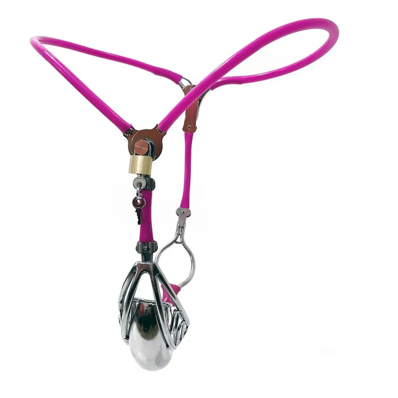New semi hollow cage for men invisible chastity belt adult sex toy anti infidelity punishment device