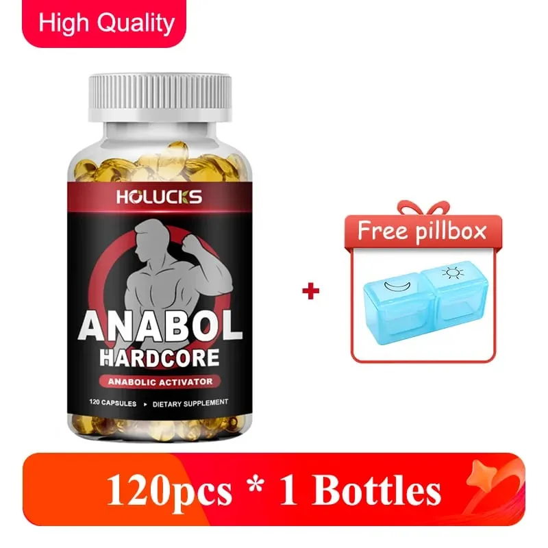 Men’s ANABOLIC Muscle Building Supplement Boost Workout Energy Muscle Growth & Protein Synthesis Balances Men Hormones