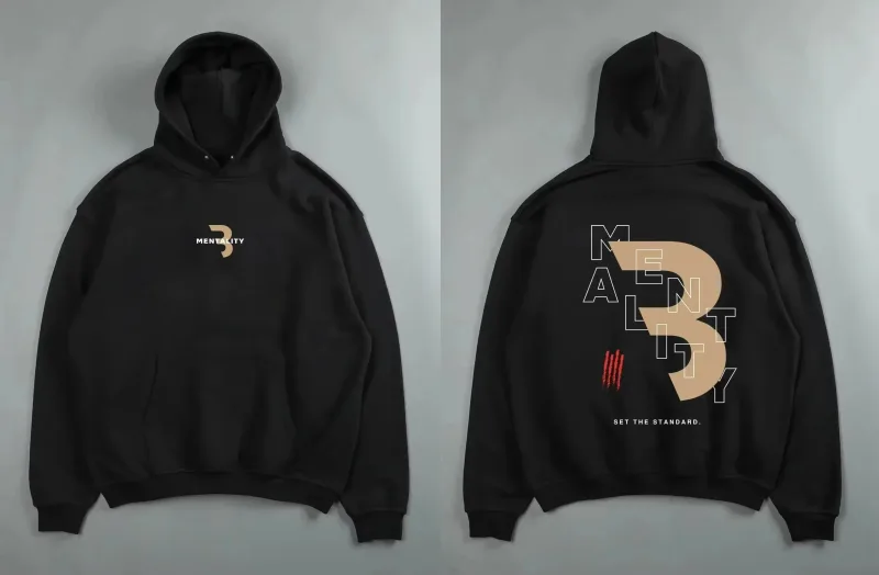 Wake The Beast Printed Men's and Women's Cotton Hoodies Without Drawstring Loose Warm Sweater Long Sleeve Plush Pullover
