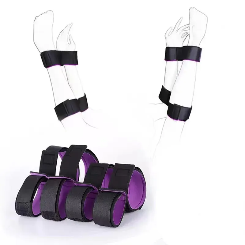 Bdsm Yetişkin Çiftler Erotik Sınırlamalar Köle Bilekler ve Ayak Bileği Manşetleri Hiçbir Vibratör Kadınlar Için Seks Oyuncakları Kelepçe Esaret Seti Sex Shop18