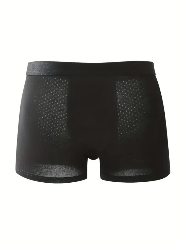 8 Pack Mesh Men's Underwear with Ice Silk Breathable and Comfortable, Fashionable and Sexy Men's Flat Corner Shorts Men Boxer