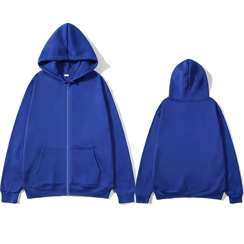 Fashion Casual Black Gray Blue Zipper Hoodie Hip Hop Street Wear Sweatshirts Skateboard Men/Woman Pullover Hoodies Male Hoodie