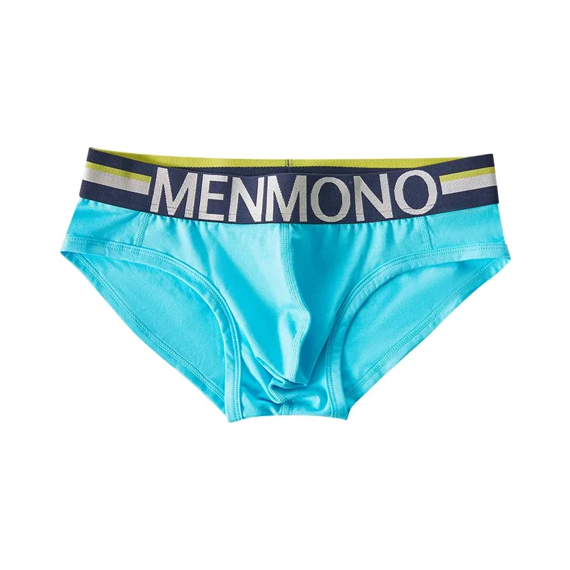 nya herrunderkläder i ren bomull sexiga slimmade modeunderkläder för män Låg midja Sport ungdomskalsonger