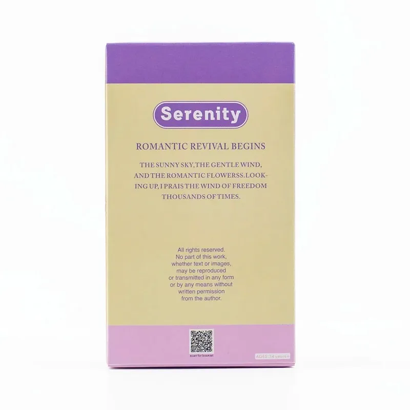 Serenity ROMANTIC REVIVAL BEGINS 80Pcs Fate Divination Tarot Cards FortuneTelling Card Games Party Board Game 10.3*6CM