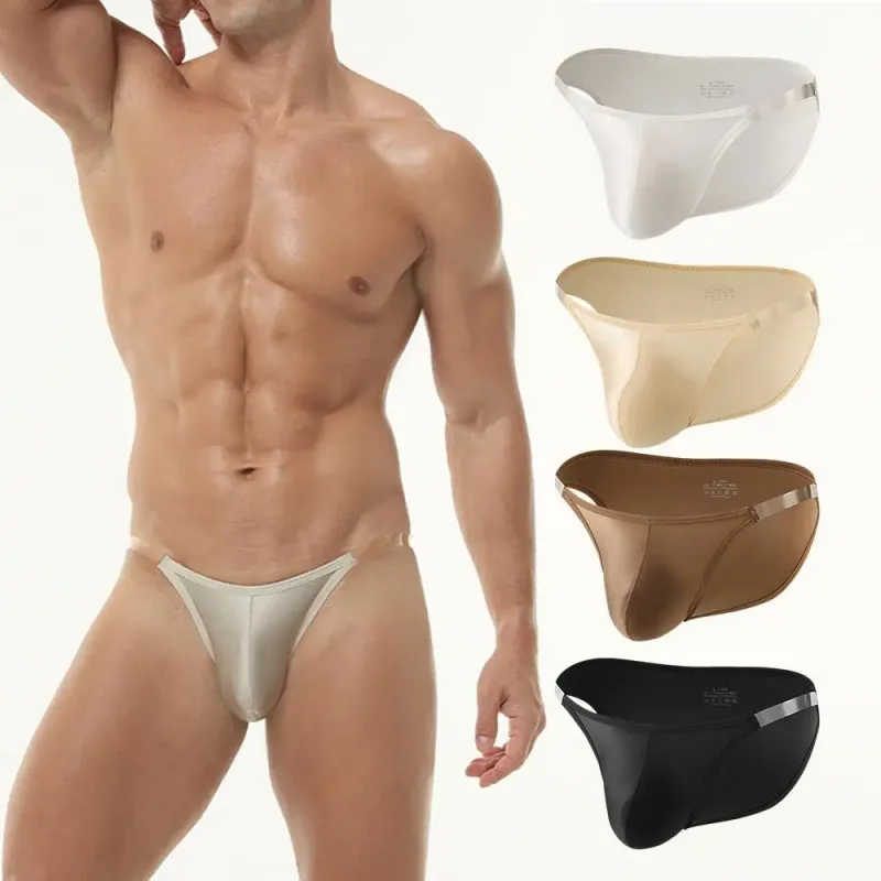 Men Underwear Erotic Mini Thong Panties Man T-Back Knickers Low Waist Bikini Briefs Ultra Thin Lingerie Hombre Underpants