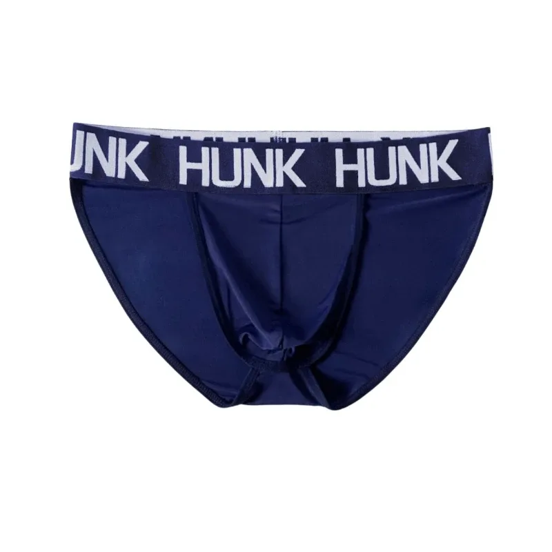 Cuecas de biquíni masculinas sexy, cintura baixa, corte alto, seda gelada, macia, leve, respirável, roupa íntima, treino esportivo, cueca única diária — image 14