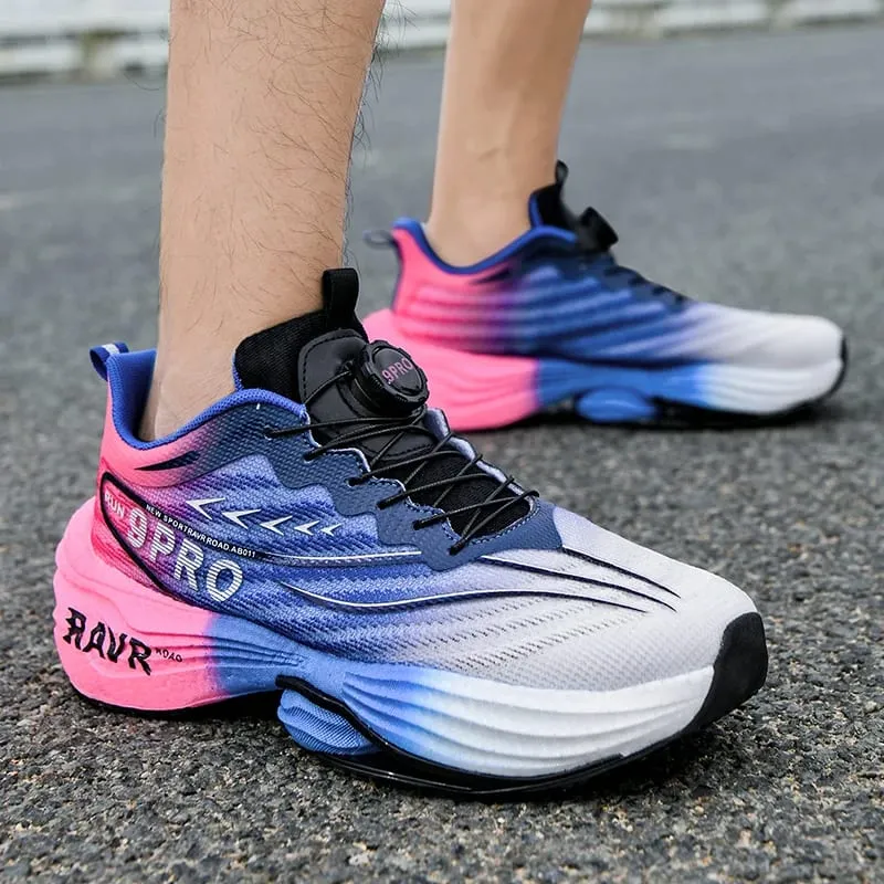 Men's New Sneakers Carbon Plate Cushioning Running Shoes 9PRO MAX Jogging Breathable Mesh Non-Slip Outdoor Shoes Off-road Shoes