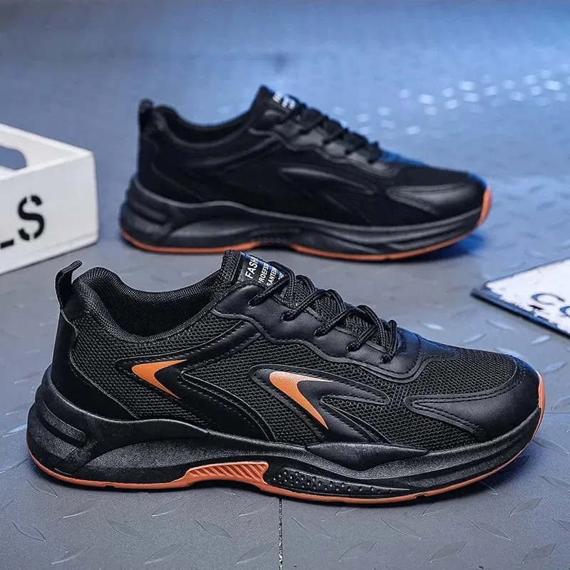 Men's Chunky Dad Shoes 2025 Summer Hot Sale Breathable Casual Shoes for Men with Thick Soles for Students Casual Sneakers